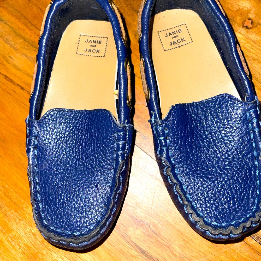 Gently Used Janie & Jack Leather Driving Shoe